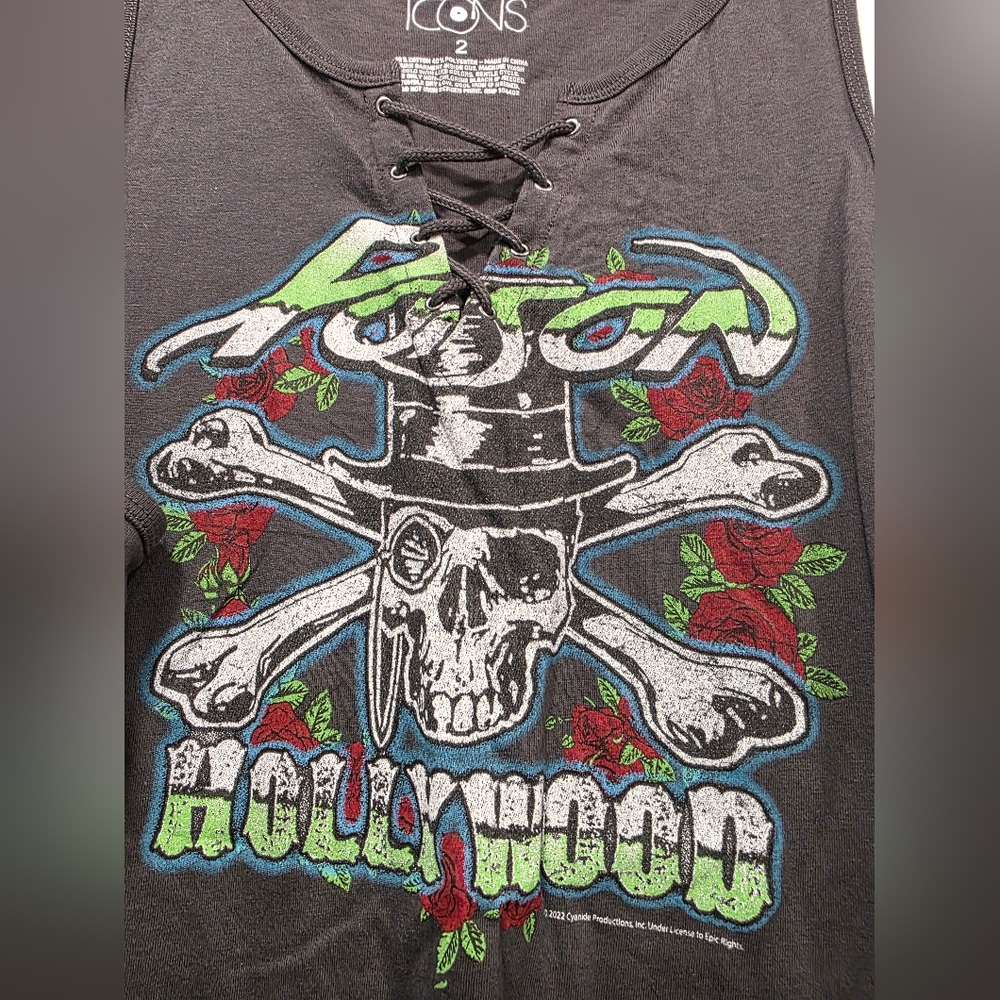 Torrid The Vinyl Icons Lace-Up Graphic Tank